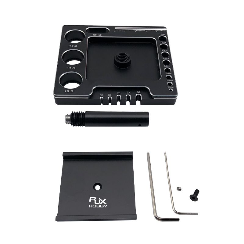 RJX Repair Station Shunting Display Work Stand Platform for 1/10 1/18 1/ 24  1/14 RC Car Accessories