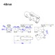 RJXHOBBY 1pcs 40 / 45 / 50mm V2 Quick remove folding arm for Plant Protection UAV Multicopter