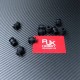 RJX 50pcs 20x17x7mm Damping Balls AV Shock Absorber Ball Damper Anti-Vibration Ball