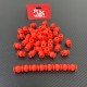 RJX 50pcs 20x17x7mm Damping Balls AV Shock Absorber Ball Damper Anti-Vibration Ball