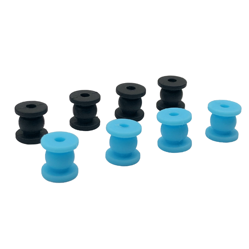 RJX 100pcs 12x12x4mm Damping Balls AV Shock Absorber Ball Damper Anti-Vibration Ball