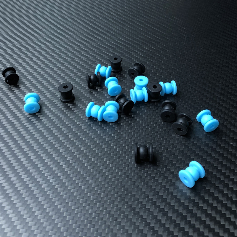 RJX 100pcs 12x12x4mm Damping Balls AV Shock Absorber Ball Damper Anti-Vibration Ball