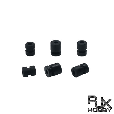 RJX 100pcs 5.6x4.4x2mm/6x4.9x2mm/6.6x4.4x2mm Damping Balls AV Shock Absorber Ball Damper Anti-Vibration Ball