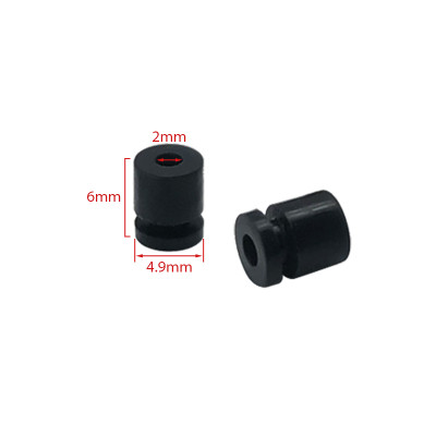 RJX 100pcs 5.6x4.4x2mm/6x4.9x2mm/6.6x4.4x2mm Damping Balls AV Shock Absorber Ball Damper Anti-Vibration Ball