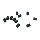 RJX 100pcs 5.6x4.4x2mm/6x4.9x2mm/6.6x4.4x2mm Damping Balls AV Shock Absorber Ball Damper Anti-Vibration Ball