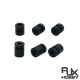 RJX 100pcs 8x6x3mm / 6.6x6x3mm / 4.5x6x3mm / 3.8x4.8x3mm / 3.5x6x3mm Damping Balls AV Shock Absorber Ball Damper Anti-Vibration Ball
