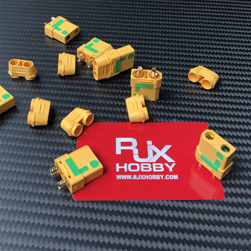 RJXHOBBY 5pcs Female XT90-S  Anti Spark Connector with Housing