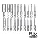 RJX 20pcs Hex Head Allen Wrench Drill Bit Set Premium S2 Steel Drill Bit Quick Release Shank Magnetic Screwdriver Bit Set
