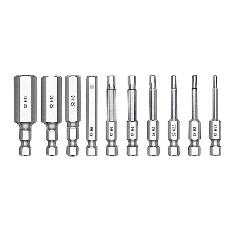 RJX 20pcs Hex Head Allen Wrench Drill Bit Set Premium S2 Steel Drill Bit Quick Release Shank Magnetic Screwdriver Bit Set