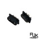 RJX 1Pairs JX-6 6 Pins 6+2 Micro Connectors for UAV VTOL Model Airplane RC Vehicles Boat Turbine Jet RC DIY Plugs