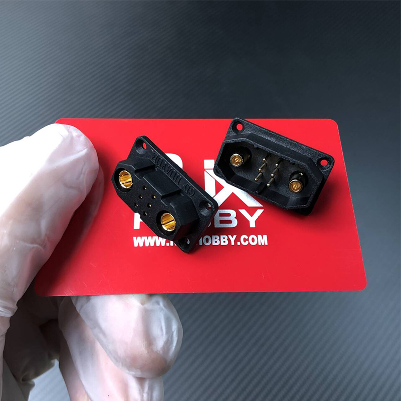 RJX 1Pairs JX-6 6 Pins 6+2 Micro Connectors for UAV VTOL Model Airplane RC Vehicles Boat Turbine Jet RC DIY Plugs