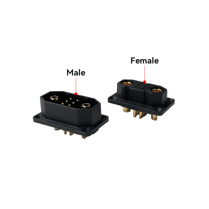 RJX 1Pairs JX-6 6 Pins 6+2 Micro Connectors for UAV VTOL Model Airplane RC Vehicles Boat Turbine Jet RC DIY Plugs