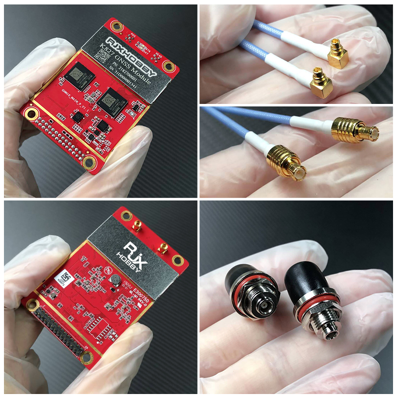 RJX K827 GNSS receiver board High precision RTK multi-frequency GPS L1 L2 L5 BDs Glonass Galileo K827W