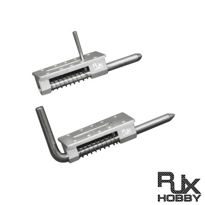 RJX 1pcs Aluminum Canopy Hatch Lock Latches for RC Airplane Cockpit Cover Fixing