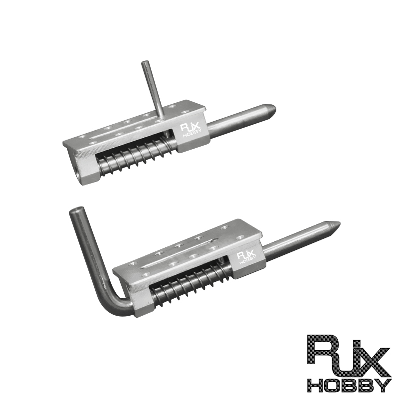 RJX 1pcs Aluminum Canopy Hatch Lock Latches for RC Airplane Cockpit Cover Fixing