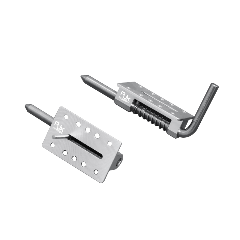 RJX 1pcs Aluminum Canopy Hatch Lock Latches for RC Airplane Cockpit Cover Fixing