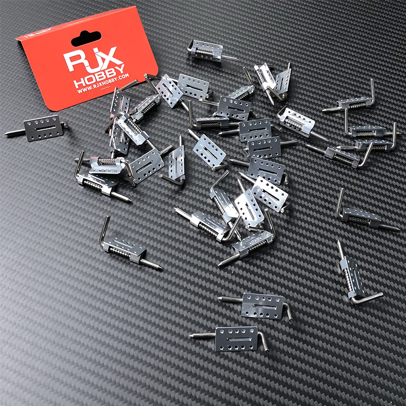 RJX 1pcs Aluminum Canopy Hatch Lock Latches for RC Airplane Cockpit Cover Fixing