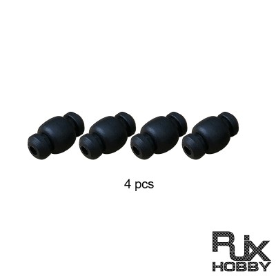 RJX 4pcs 2.35X8X13.6mm Main Control Damper Vibration Shock Absorbing Bracket Ball for DJI Phantom 4 Pro/Adv/V2.0