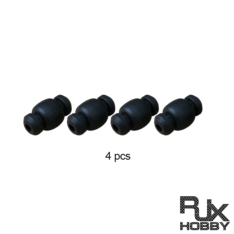 RJX 4pcs 2.35X8X13.6mm Main Control Damper Vibration Shock Absorbing Bracket Ball for DJI Phantom 4 Pro/Adv/V2.0