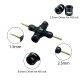 RJX 1Pcs M3 M5 Metal Quad Wrench & 1.5mm 2.5mm Hex Screwdriver Replacement Sleeve for RC Car FPV Motor Nuts Prop Releasing
