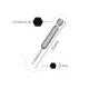 RJX 65mm 1.5 2.0 2.5 3.0 4.0 5.0 6.0mm Hex Key Allen Screwdriver Bits Magnetic 1/4 6.35mm Quick Change Impact Driver