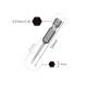 RJX 50mm 1.5 2.0 2.5 3.0 4.0 5.0 6.0 8.0 10 12mm Hex Key Allen Screwdriver Bits Magnetic 1/4 6.35mm Quick Change Impact Driver