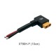 RJX 1pcs XT90 Right Angle RC Lipo Battery Power Extention Cable