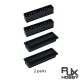 RJX 2Pairs 100A 12Pin For Drone Battery Connector Pitch 2.7mm Holder Clip Slot Contact Male Female plug TB50.55