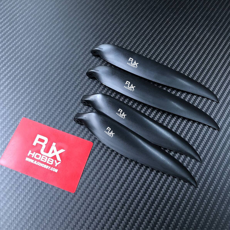RJX 1Pairs Folding Propeller 14x8in 13x6.5in For RC Airplane Props Fixed Wing 