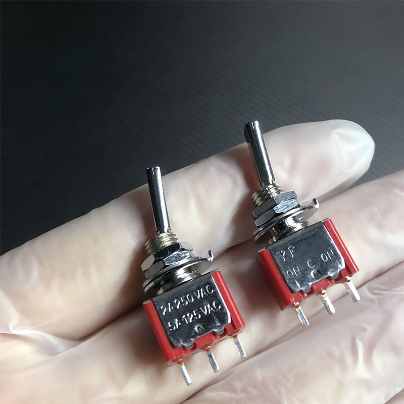 RJXHOBBY 2pcs Switch 2 Positions Reset Radiomaster OpenTX T16 T18 TX16S TX18S Frsky FlySky WFLY RadioLink Futaba JR ACCS ﻿