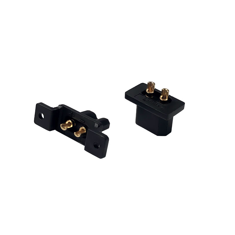 RJX Amass Quick Charge Mountable Plug XT30G-M/F Male Female fixed XT30 black gold plated lithium battery connector plug