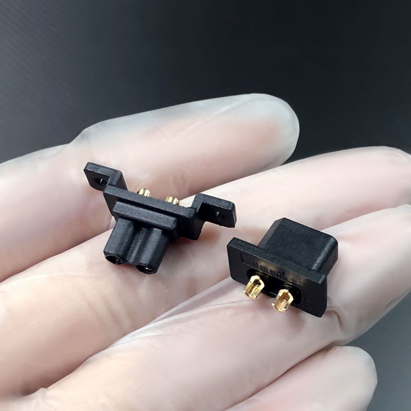 RJX Amass Quick Charge Mountable Plug XT30G-M/F Male Female fixed XT30 black gold plated lithium battery connector plug
