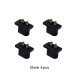 RJX Amass Quick Charge Mountable Plug XT30G-M/F Male Female fixed XT30 black gold plated lithium battery connector plug