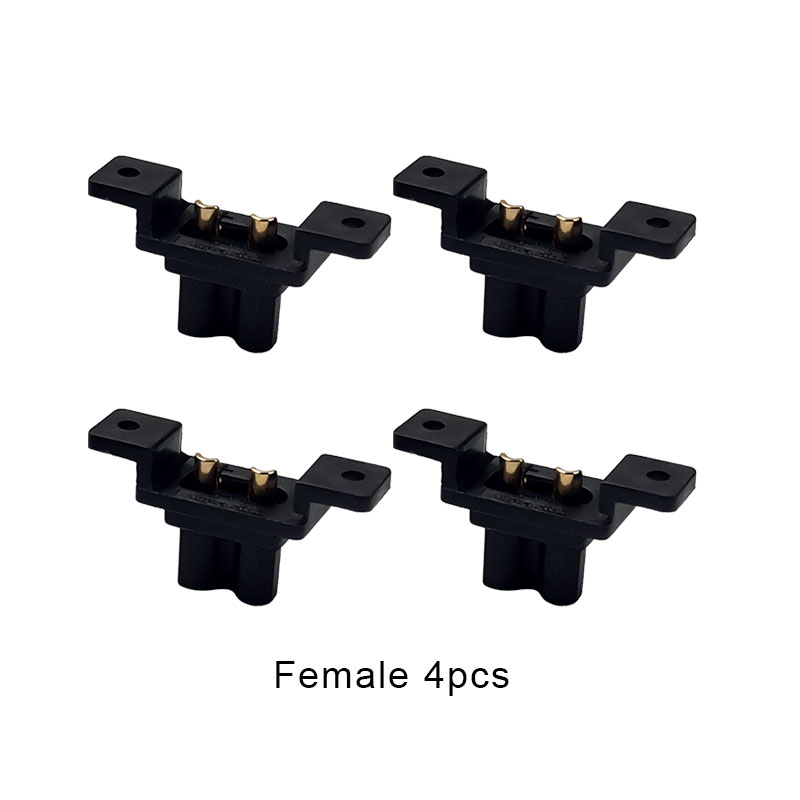 RJX Amass Quick Charge Mountable Plug XT30G-M/F Male Female fixed XT30 black gold plated lithium battery connector plug