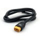 RJX 1pcs XT60H-M Male Plug 80cm Outdoor Power Brass Gold-plated Drone Connector Cable LSD-15