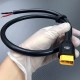RJX 1pcs XT90H male Plug 80cm Outdoor Power Brass Gold-plated Drone Connector Cable LSD-50 with Plug Fixed Seat Mounting