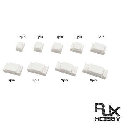 RJX 100PCS  2p 3p 4p 5p 6p 7p 8p 9p 10p  JST GH1.25mm Pitch female pin connector