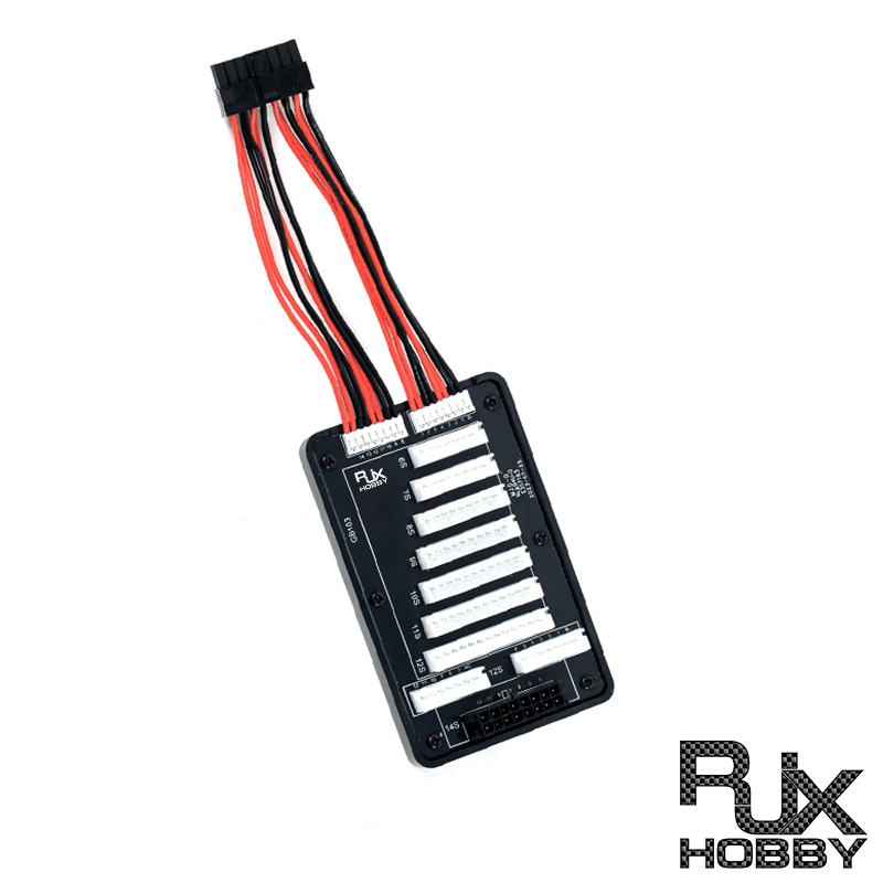 RJX 6S-12S Lithium Battery Balance Charging Board MX3.0 to XH Plug Charger Extension Adapter Plate for RC Model Airplane Drone