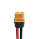 RJX 1pcs XT60H Female to 6mm O Ring Lugs 12AWG 20cm Cable for RC Lipo Battery FPV Racing Drone