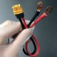 RJX 1pcs XT60H Female to 6mm O Ring Lugs 12AWG 20cm Cable for RC Lipo Battery FPV Racing Drone