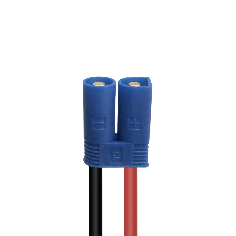 RJX 1pcs EC5 Male to 8mm O Ring Terminal Charger Lead Cable 12AWG 20cm For Battery Wire Terminal 