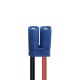 RJX 1pcs EC5 Male to 6mm O Ring Terminal Charger Lead Cable 12AWG 20cm For Battery Wire Terminal