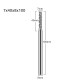 RJX 1pcs 3 Flute 62 ° tungsten steel Carbide End Mill for Aluminum Cut Non-Ferrous Metal Upcut CNC Spiral Router Bit