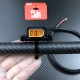 RJX 1pcs XT90H male Plug 80cm Outdoor Power Brass Gold-plated Drone Connector Cable LSD-50 with Plug Fixed Seat Mounting