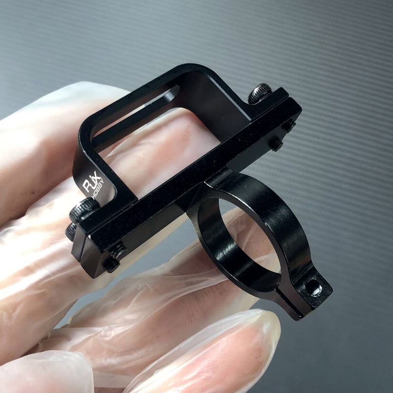 RJX 1pcs XT90 Plug Fixed Seat Mounting 20mm Tube Clamp Support Clip Connecting Part