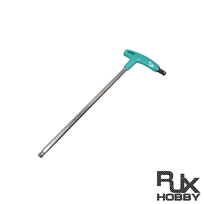 RJX 1pcs 4.0 5.0 6.0 8.0 10mm Extended Wrench T-Handle Hex Ball tip Screw driver Tools