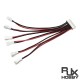 RJX 1pcs 6S Balance head to PH2.0 connector for F121 drone