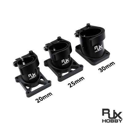 RJX 1pcs 20mm 25mm 30mm Quick Release Tripod Aluminum Tilt Fixed Seat Landing Gear Connector
