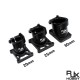 RJX 1pcs 20mm 25mm 30mm Quick Release Tripod Aluminum Tilt Fixed Seat Landing Gear Connector