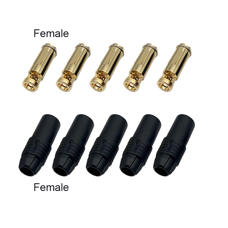 RJXHOBBY 5sets AS150 Male and Female Anti Spark Connector Plug  for Battery, ESC, and Charge Lead